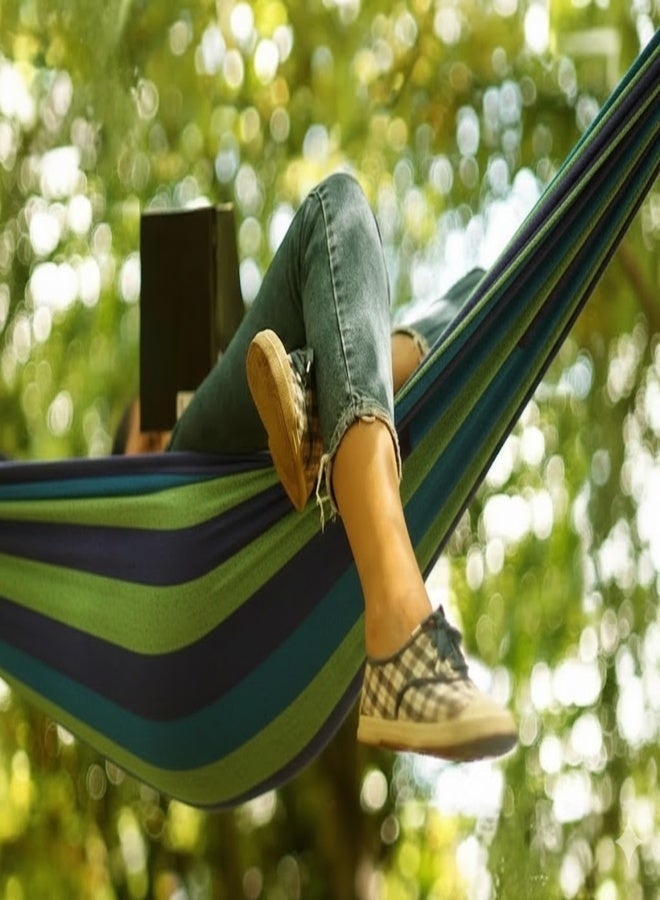 Harmony Home Double Beach Hammock – Adjustable Height, Space-Saving Design with Carrying Case, 200KG Capacity – Outdoor Camping, Garden, Patio, Yard Rope Swing Seat Chair - Image 2